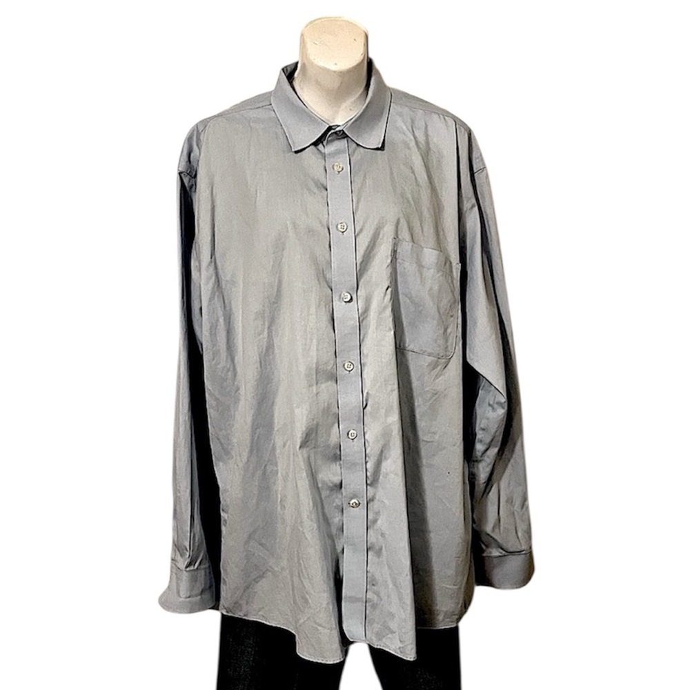 Joseph Abound Long Sleeve Light Blue Button Down Shirt Sz 17.5” Neck